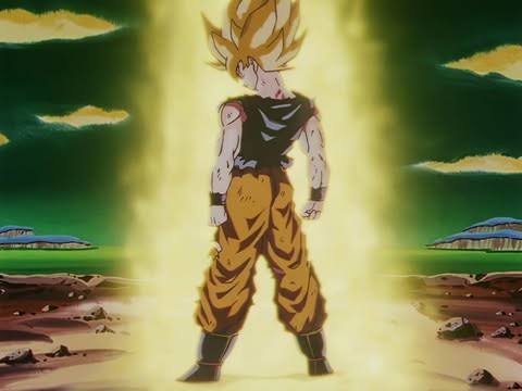 Goku Becomes the First Super Saiyan